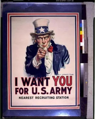 When did the USA enter the WWI ?