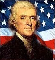 Who was the 3rd president of the USA and one of the authors of the Declaration of Independence ?