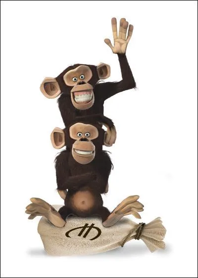 Which of these two chimpanzees is mute?