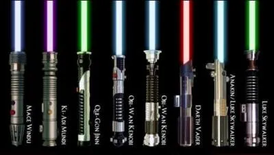 What color does the lightsaber become when it goes to the dark side of the Force?