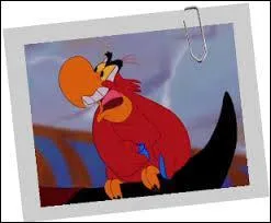 Whose companion is the parrot Iago in the 1992 film Aladdin?