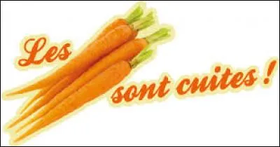 What does the expression les carottes sont cuites mean?