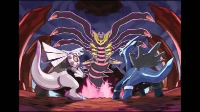 What are the three Pokemon in the creation trio?