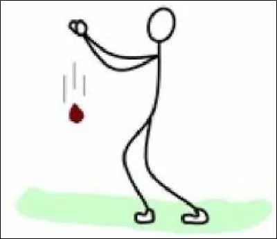 What force makes this ball fall?