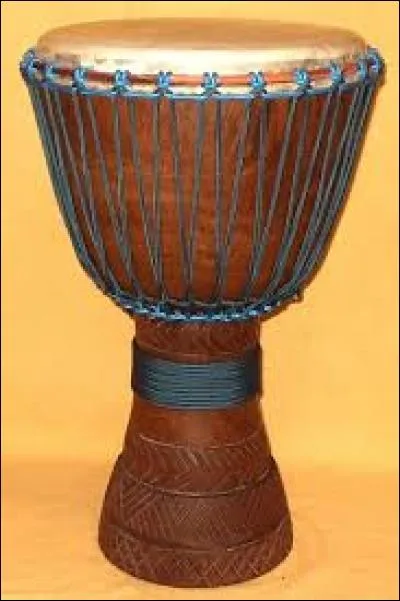What is the name of this percussion instrument that often contains goatskin?