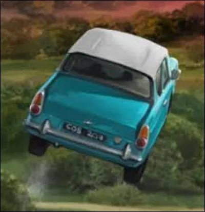 The shooting scenes with the flying car took three months.