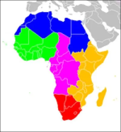 How many countries are there in Africa?