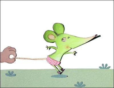 In the famous nursery rhyme, what do you get when you dip a green mouse in oil and water?
