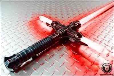 Finally, this lightsaber in the shape of a medieval sword is :