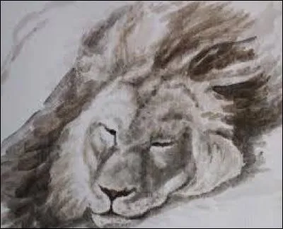 How did the lion become according to the title of a fable by Jean de la Fontaine?