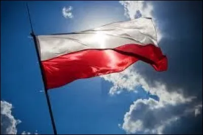 Is the Polish flag white and blue?