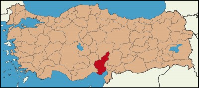 Where is the city of Adana in Turkey?