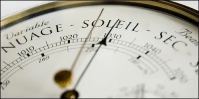 A rising barometer means bad weather.