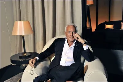 Is Giorgio Armani a famous Italian pop singer?